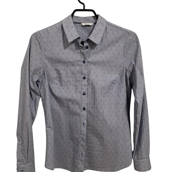 5/20$ Reitmans women’s Blue Button-Up Shirt size XS - Picture 1 of 4
